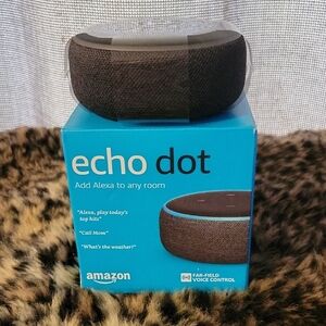 Amazon Echo Dot Black Office Speaker